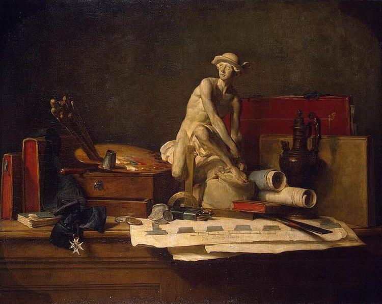  Still Life with Attributes of the Arts